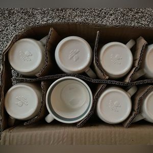 Pfaltzgraff Juniper 8 oz Cup total 8 new never used Review All Pics-No damage